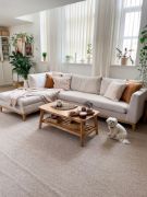 Picture of Lava Natural wood table with shelf