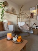 Picture of Lava Natural wood table with shelf