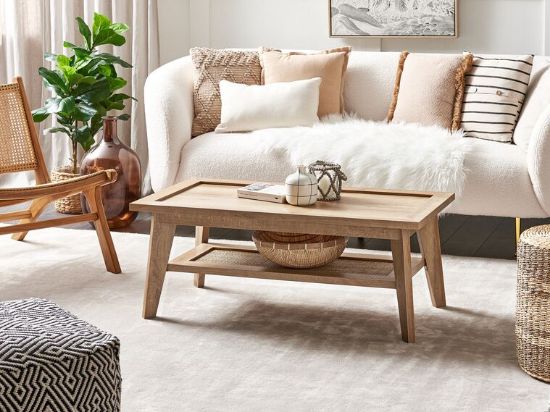 Picture of Rustic Natural wood coffee table