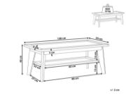 Picture of Rustic Natural wood coffee table