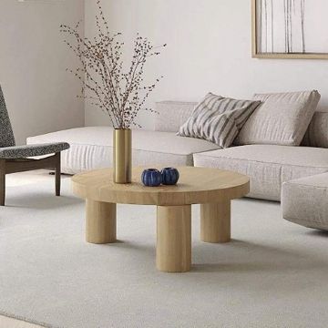 Show details for Sola Round Coffee Table – Natural Pine Wood for Modern Living Rooms Picture of Sola Round Coffee Table – Natural Pine Wood for Modern Living Rooms