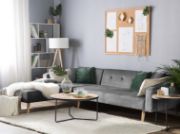 Picture of Alice Natural wood with Metal Coffee tables - Set of 3
