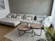 Picture of Alice Natural wood with Metal Coffee tables - Set of 3