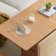 Picture of Perla Natural wood with Rattan Coffee table
