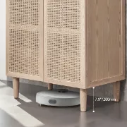 Picture of Gravy Wardrobe Natural wood with Rattan