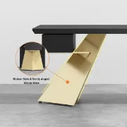 Picture of Cramphe Modern Desk with drawers