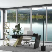 Picture of Cramphe Modern Desk with drawers