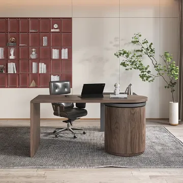 Show details for Sereko – Natural Wood Office Desk Picture of Sereko – Natural Wood Office Desk