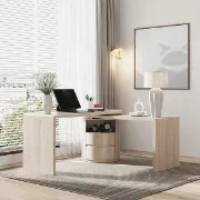 صورة مكتب خشب طبيعي - سيريكو