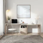 صورة مكتب خشب طبيعي - سيريكو