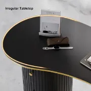 صورة مكتب حديث هيتاشي خشب طبيعي