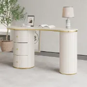 صورة مكتب حديث هيتاشي خشب طبيعي