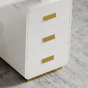 Picture of Jivar Modern Black Desk with Drawers