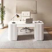 Picture of Serenki Modern Desk with 2 doors