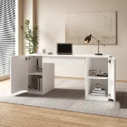 Picture of Serenki Modern Desk with 2 doors