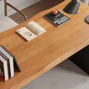 صورة مكتب خشب طبيعي - ونديجو