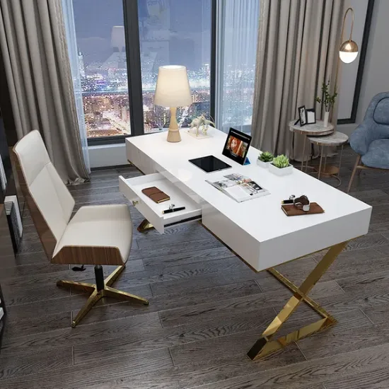 Picture of Hence White Modern Desk
