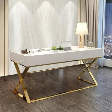 Show details for Hence β Natural Wood Office with Drawer | Modern Rectangular Design Picture of Hence β Natural Wood Office with Drawer | Modern Rectangular Design
