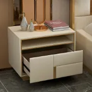 Picture of Klasio Nightstand Natural wood - One drawer