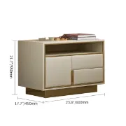 Picture of Klasio Nightstand Natural wood - One drawer