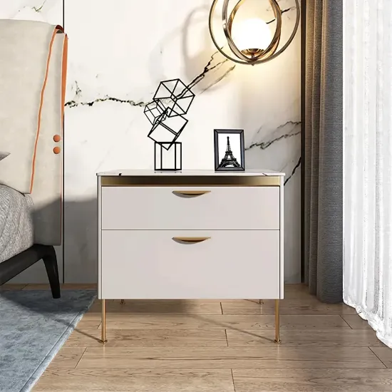 Picture of Fera Modern White Nightstand
