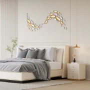 صورة طاولة غرفة نوم خشب طبيعي 3 درج - سيرينفي
