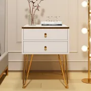 Picture of Qwara Modern Nightstand - 2 drawers
