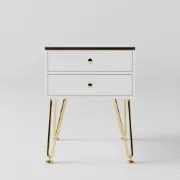 Picture of Qwara Modern Nightstand - 2 drawers