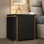 Picture of Gransie Modern Nightstand - Three drawers