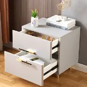 صورة طاولة غرفة نوم حديثة درجين - جرايش