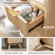 Picture of Mora Natural wood Bathroom cabinet