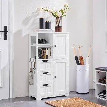 Show details for Sila Natural wood Bathroom cabinet Picture of Sila Natural wood Bathroom cabinet