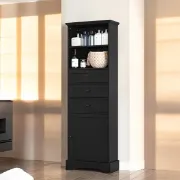 صورة خزانة حمام خشب طبيعي -آرميا