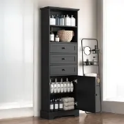 صورة خزانة حمام خشب طبيعي -آرميا