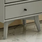 Picture of White Daquarius Freestanding Tower Accent Cabinet with Drawer