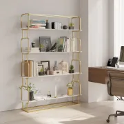 Picture of Clarisse – Modern Tall Freestanding Bookcase  & 4 Shelves