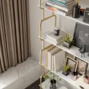 Picture of Clarisse – Modern Tall Freestanding Bookcase  & 4 Shelves