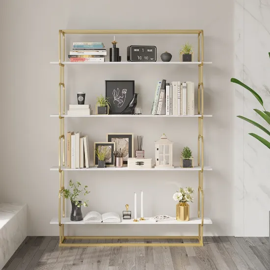 Picture of Clarisse – Modern Tall Freestanding Bookcase  & 4 Shelves