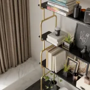 Picture of Clarisse – Modern Tall Freestanding Bookcase  & 4 Shelves