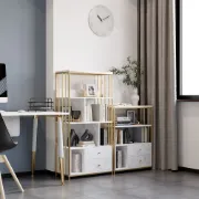 Picture of Luria's bookshelf