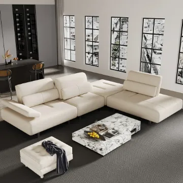 Show details for Segal Natural Wood Lounge Sofa – Flexible Leather Seating Picture of Segal Natural Wood Lounge Sofa – Flexible Leather Seating