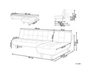 Picture of Mostachio L-Shaped Sectional Natural wood