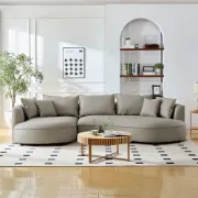 Picture of Mercato L-Shaped Sectional Natural wood
