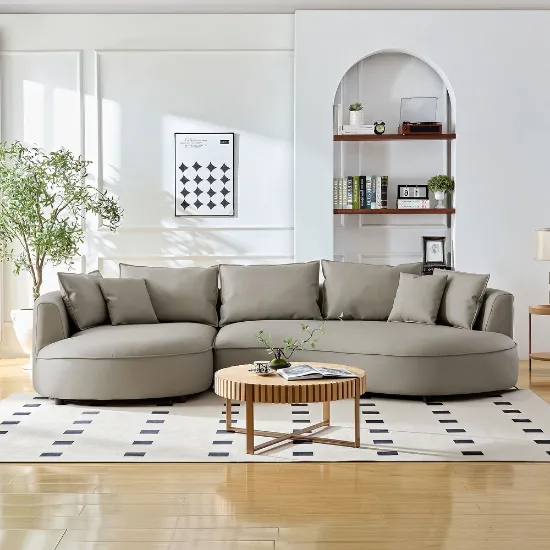 Picture of Mercato L-Shaped Sectional Natural wood