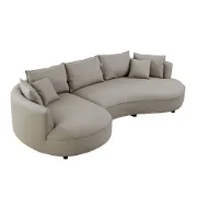 Picture of Mercato L-Shaped Sectional Natural wood