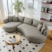 Picture of Mercato L-Shaped Sectional Natural wood