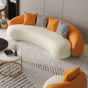 صورة أريكه ساندرا 3 مقاعد - خشب طبيعى
