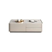 Picture of Modern Marble-Top Storage Coffee Table
