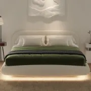 Picture of Serene Curve Upholstered Bed