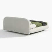 Picture of Serene Curve Upholstered Bed